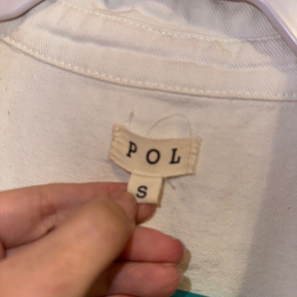 POL Oversized Tie Dye Denim Shacket - Picture 3 of 4